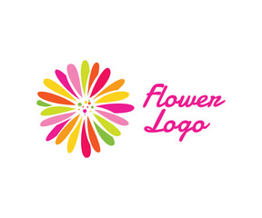 Flower logo icon design template elements. Usable for Branding and Business Logos.
