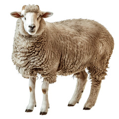 Obraz premium sheep isolated on white background