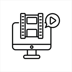 Video Editor vector icon