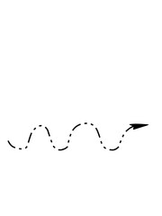 Dotted Arrow Line