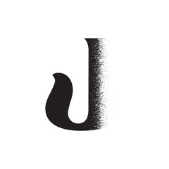 Alphabet Line Art Illustration Flat Design