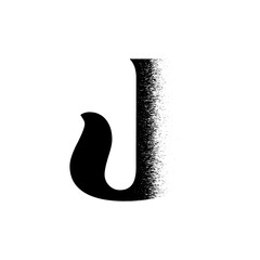 Alphabet Line Art Illustration Flat Design