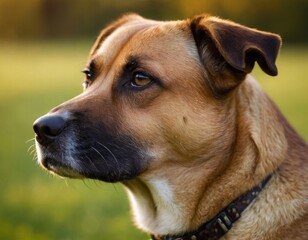 A loyal golden retriever carrying a newspaper to its owner