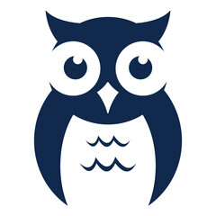 owl logo design icon vector 