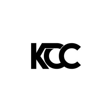 kcc initial letter monogram logo design