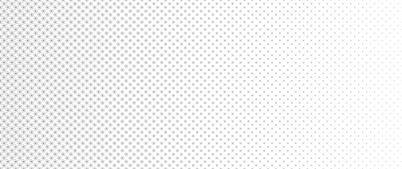 Blended  black line flower on white for pattern and background,  Abstract geometric texture collection design. 