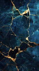 Original artwork photo of marble ink abstract art. High resolution photograph from exemplary original painting. AI generated illustration