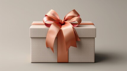 Gift Box with Ribbon: Depict a gift box with a ribbon, isolated on a transparent background. 