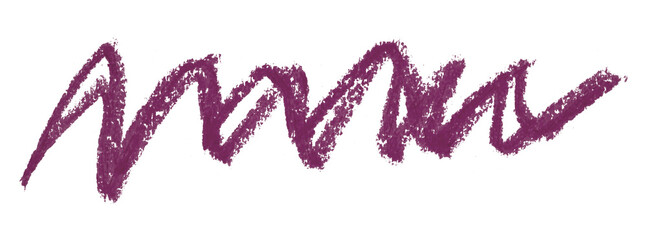 Draw a dark purple pencil line separately on a transparent background.
