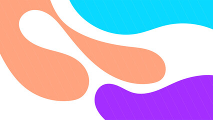 ABSTRACT BACKGROUND WITH HAND DRAWN BLOB SHAPES PASTEL FLAT COLOR VECTOR DESIGN TEMPLATE FOR WALLPAPER, COVER DESIGN, HOMEPAGE DESIGN, GRRETING CARD