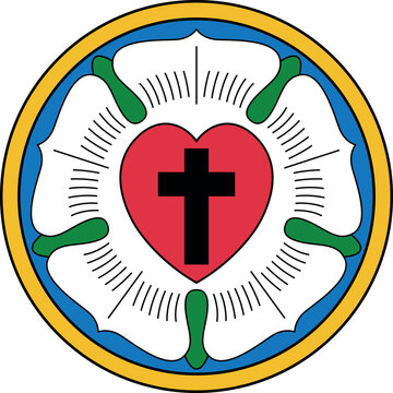 The Luther rose or Luther seal is a widely recognized symbol for Lutheranism. Martin Luther
