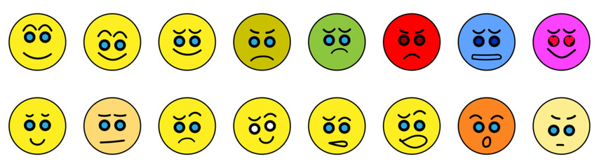 This a cool set of nice faces with different expressions