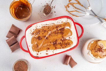 Trendy dalgona tiramisu dessert