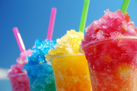 a stock photo of kool-aid slushies 