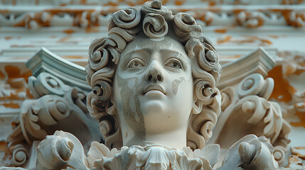 Renaissance-inspired art with classical elements.