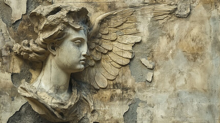 Renaissance-inspired art with classical elements.