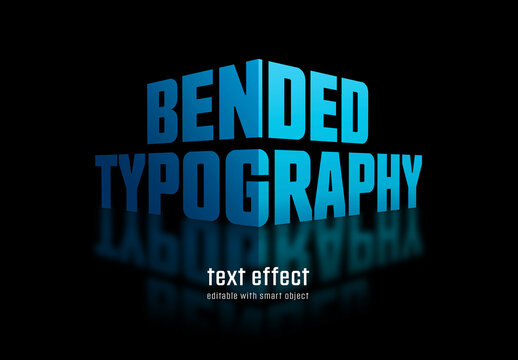 Bended Text Effect