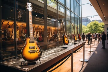 Nashville's country music Hall of Fame music and enthusiastic fans., generative IA