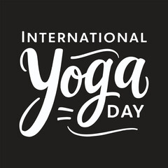 Happy International Yoga Day, yoga pose