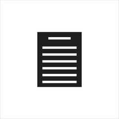 paper vector icon line template