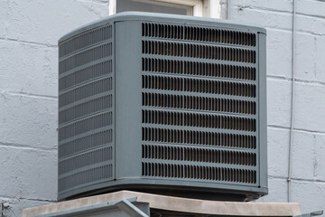 air conditioner near the new house cold fan install supply system climate wall temperature