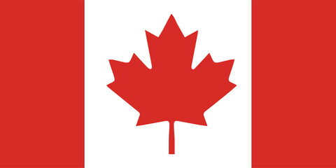 Flag of Canada Images-vector Canada flag background free download