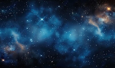 Fototapeta premium Stunning View of Deep Space Galaxy, Cosmos Filled with Countless Stars, Mesmerizing Beauty of the Universe