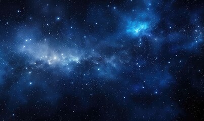Stunning View of Deep Space Galaxy, Cosmos Filled with Countless Stars, Mesmerizing Beauty of the Universe
