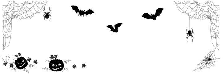 Obraz premium pumpkin illustration background halloween day stlye
