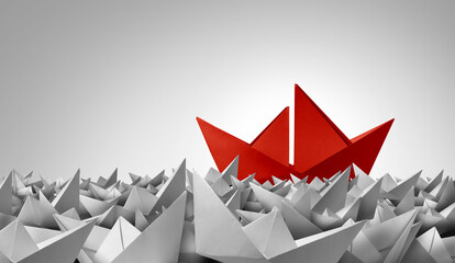 Business Leadership Success and guidance from  a motivational leader as a metaphor for success and...