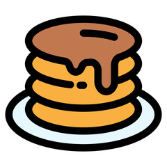 Pancakes Icon For Design Element