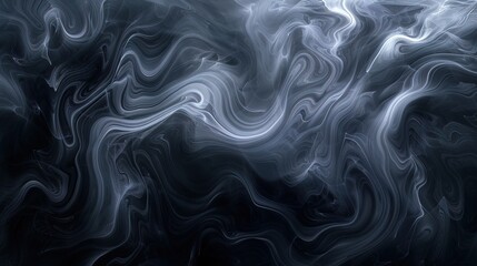 Fototapeta premium abstract background, backdrop in black Fuzz, swirling, wavy 