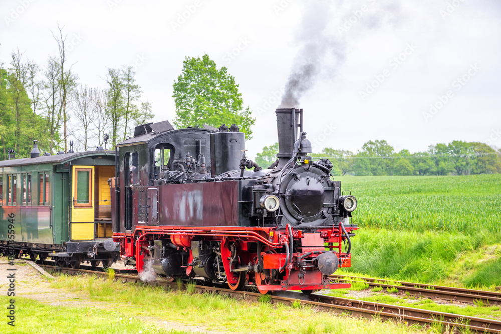 Canvas Prints kleinbahn, prignitz, lindenberg, groß pankow, brandenburg, deutschland