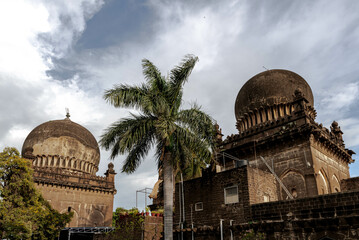 Jodh Gumbaz is a complex of two tombs located in Bijapur. Karnataka. India.