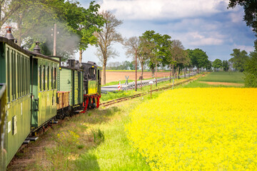 Kleinbahn, Prignitz, Lindenberg, Groß Pankow, Brandenburg, Deutschland 