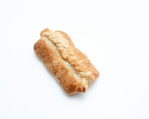 Apple pies on a white background.