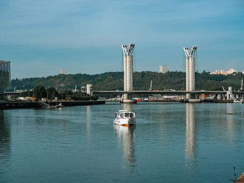 Pont Gustave Flaubert (Gustave Flaubert Bridge) in Rouen