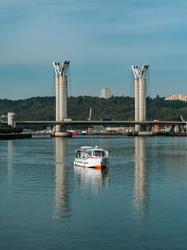 Pont Gustave Flaubert (Gustave Flaubert Bridge) in Rouen