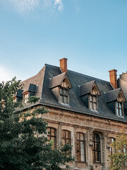 Facade of house in Rouen Old Town