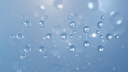 levamisole molecular structure 3d, ergamisol, structural chemical formula view from a microscope