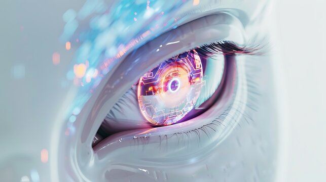 AI Training Products Purchase Page - Futuristic Minimalist Composition on White Background with Blank Center for Banner Design