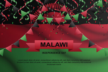 Malawi Independence Day background.
