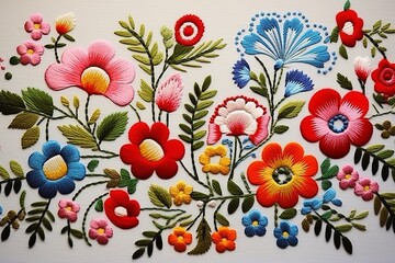 Hungarian vintage embroidery
