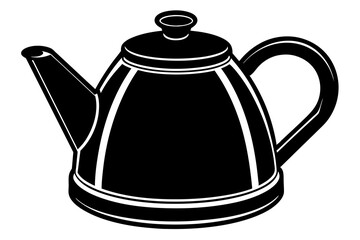 kettle icon silhouette vector illustration