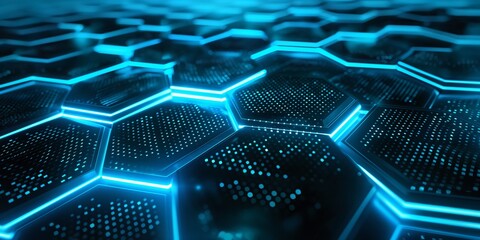 a sleek and abstract hi-tech geometric background, designed for a modern futuristic technology