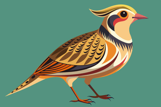 recommend clip art: lark bird line art vector illustration