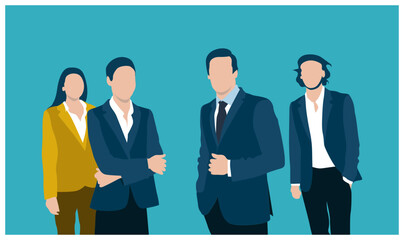 The leader inspires innovative thinking and guides the team towards a forward-thinking future.