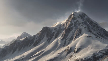 winter mountain landscape