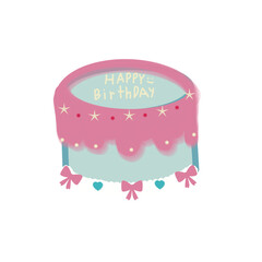 illustration of a cake