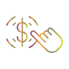 Obraz premium Pay Per Click icon Design